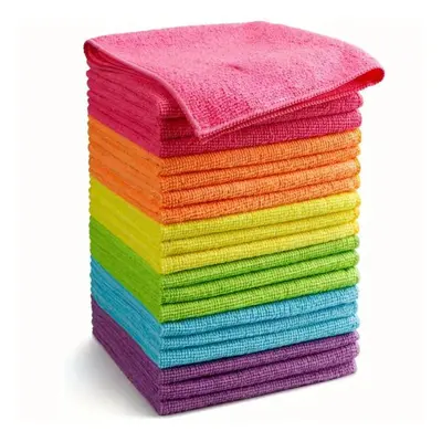 (multicolor, PCS) 1/5/10/20/50pcs Microfiber Cleaning Cloth Multifunctional Cleaning Towel House