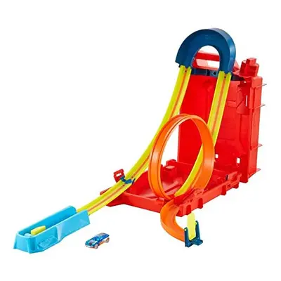 Track Builder Unlimited Fuel Can Stunt Box, Track Building Pack for Stunting & Racing, Toy Car &