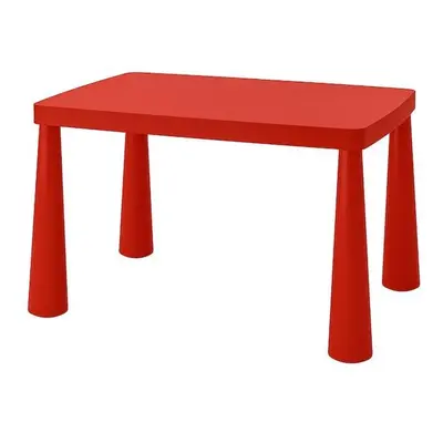 (Red) Ikea MAMMUT Children's table, in/outdoor 77x55 cm