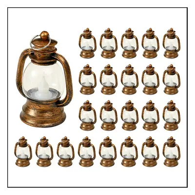 24Pcs Gold Electronic Candle Lantern Light Flameless LED Home Decor