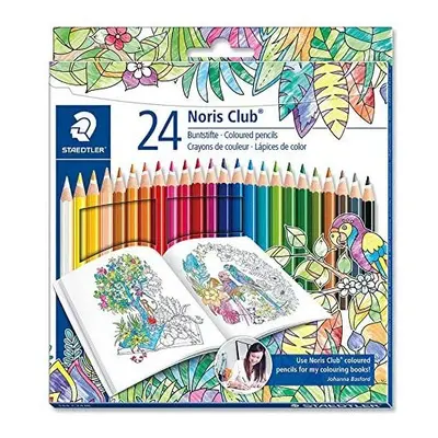 Staedtler C24JB Noris Club Colouring Pencils, Johanna Basford Edition - Assorted Colours, Pack o