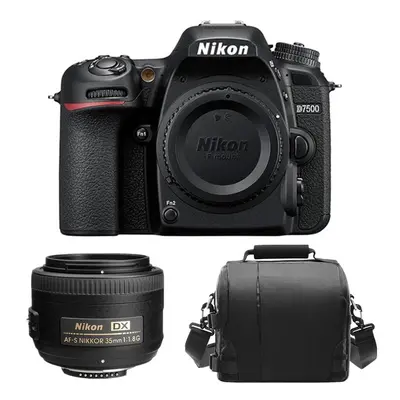 NIKON D7500 + AF-S 35MM F1.8G DX + camera Bag