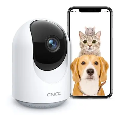 Pet Camera, Dog Camera, Pet Cameras with APP, Cat Camera 1080P, Pan(Manual UP&Down), Motion/Soun