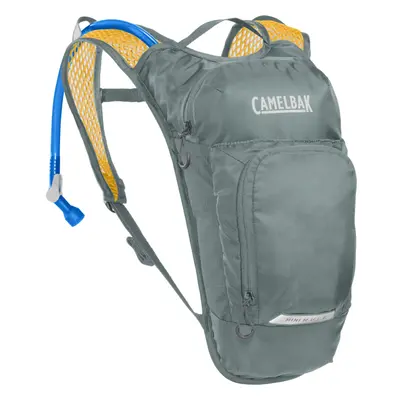 CamelBak Mini M.U.L.E. Kids Hydration Backpack for Hiking and Biking - 50oz Stormy Sea/Mango