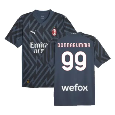 (M) AC Milan Goalkeeper Home Shirt (Dark Night) (DONNARUMMA 99)