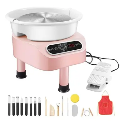 Vevor ZQLPJSJS10YCC3VHLV1 350W Electric Wheel for Pottery with Foot Pedal & LCD Touch Screen, Pi