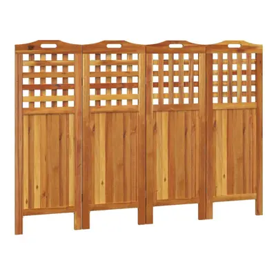 (162 x x cm (L x W x H)) vidaXL Solid Wood Acacia Room Divider Separator Privacy Screen Multi Si