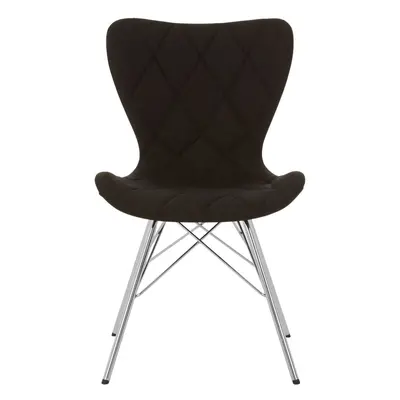 Black Dining Chair, Effortless Cleaning Small Chair for Living Room, Space-Saving Small Chair, C