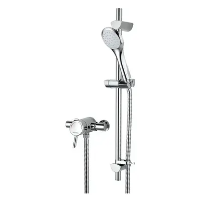 Bristan AE SHXAR C Acute Thermostatic Surface Mounted Shower Valve with Adjustable Riser - Chrom