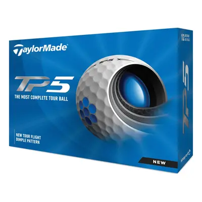 TAYLORMADE TP5 WHITE GOLF BALLS / DOZEN