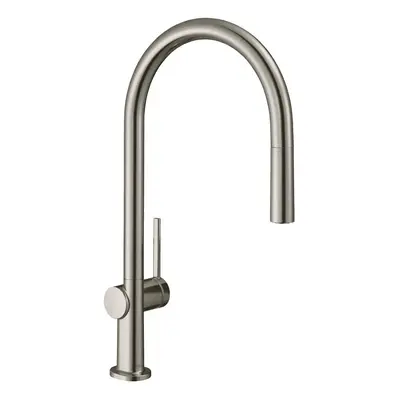 Hansgrohe Talis Kitchen Mixer Tap Single Lever Pull Out Spout Stainless Steel