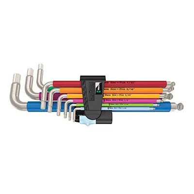 3950/9 Hex-Plus Multicolour Imperial Stainless 1, L-Key Set, Imperial, Stainless Steel, Pieces