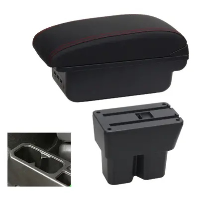 (black,red) For Suzuki Jimny Jb74 Car Armrest Box Center Centre Console Storage Retrofit Parts I