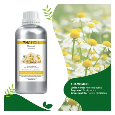 (as the picture, Chamomile) Phatoil 1000ml Essential Oils, Vanilla Lavender Rosemary Geranium 10