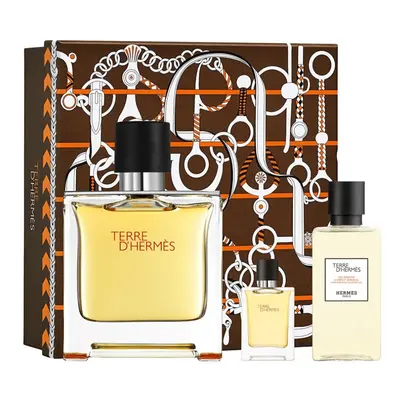 Hermes Terre D' Hermes - Gift Set With 75ml EDP, 40ml Shower Gel and 12ml Miniature