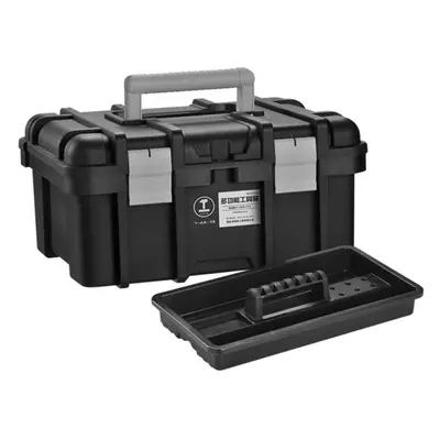 (Black Professional) Electrician Toolbox Portable Rolling Organizer Tool Box Hardware Storage So