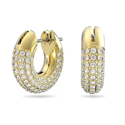 Swarovski Dextera Hoop PavÃ White Gold-tone Plated Earrings