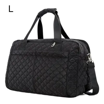 (black, L) Female Sports Gym Bags Lady&apos;s Fitness Yoga Large Capacity Handbags For Women Sho