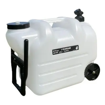 (white) 28l Water Jug Camping Water Container Portable Water Tank With Spigot For Camping Outdoo