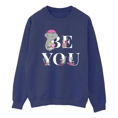 (M, Navy Blue) Disney Womens/Ladies Dumbo Be You Sweatshirt