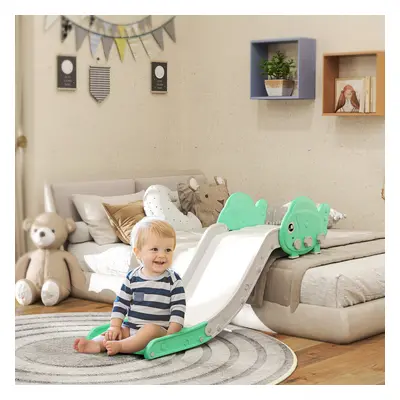 AIYAPLAY Kids Sofa Slide, Toddler Slide with 130cm Extended Length, Green