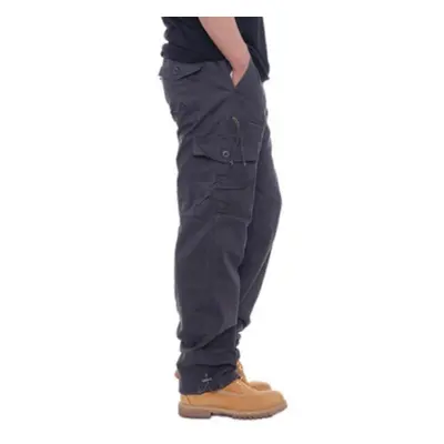 (dark gray, 5XL) Men&apos;s New Overalls Loose Straight Multi-pocket Casual Pants Outdoor Traini