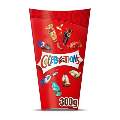 Celebrations Milk Chocolate Selection Box of Mini Chocolate & Biscuit Bars 300g (Case of 9)