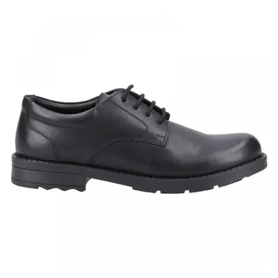 Bruno Senior | Black | Boy's Lace Up School Shoes