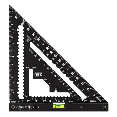 Stiletto STSQ7-L 7" Carpenter Square with Level