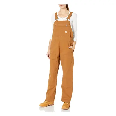 Carhartt Womens Crawford Double Front Bib Plus Sizes Overalls Carhartt Brown X-Small Tall US