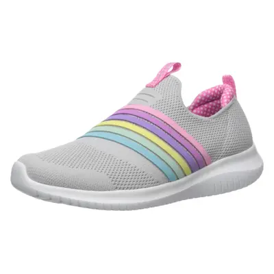 Skechers Kids Girls Ultra Flex-Brightful Day Sneaker Gray/Multi Bi