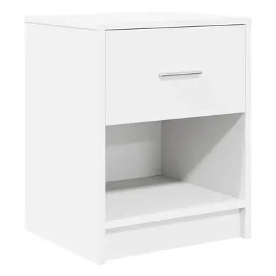 (white, pcs) vidaXL Bedside Cabinets pcs with Drawer Nightstand Bed Side Table