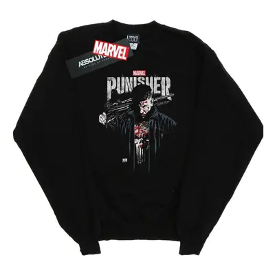 (M, Black) Marvel Mens The Punisher TV Series Frank Castle Sweatshirt