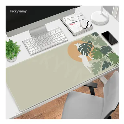 (WA00326 CAT (16), 700x300x3mm) Cat Plant Mouse Pads Gaming Mousepad Gamer Mouse Mat Keyboard Ma