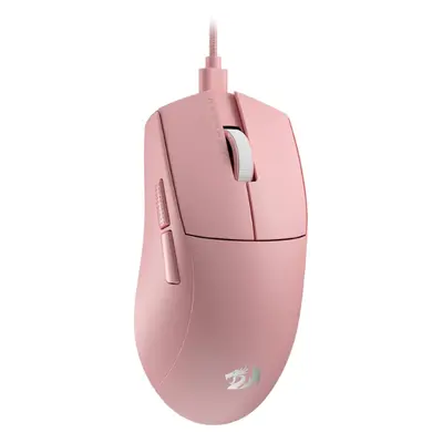 (Pink) Redragon M724 Wired 42G Ultra-Light 12,400 Max DPI Optical Programmable Buttons Gaming Mo