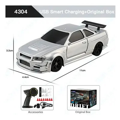 (4304 Original Box) ZWN 1/43 2.4G Mini RC Car 4WD Radio Remote Control Drift Cars Professional G