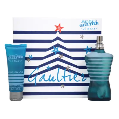 Jean Paul Gaultier Le Male For Men Pc Gift Set 2.5oz EDT Spray, 2.5oz All-Over Shower Gel