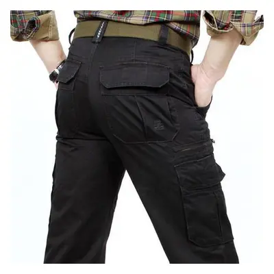 (black, 31) Man Cargo Pants Casual Pants Outdoor Trousers Hiking Set Cargo Tactical Men&apos;s W