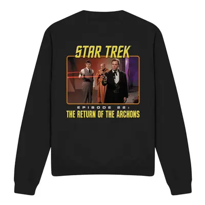 (L, Black) Star Trek Unisex Adult Episode Sweatshirt