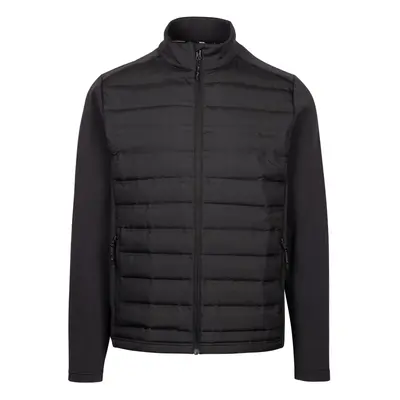 (L, Black) Trespass Mens Orford Hybrid Padded Jacket