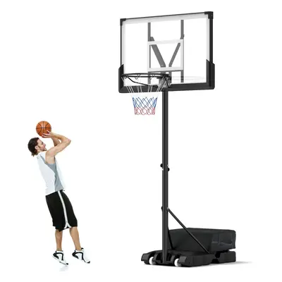 Portable Basketball Hoop 4.1-10 Ft Adjustable Basketball Goal System