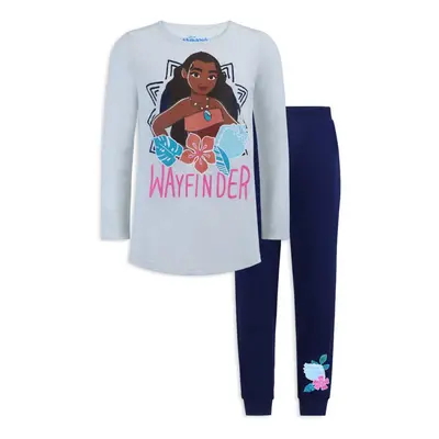 Disney Moana Girls Long Sleeve Shirt and Jogger Pants Set for Toddler