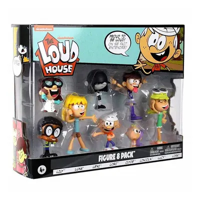 8PCS The Loud House Set Lori Leni Lincoln Toy Figures Gifts