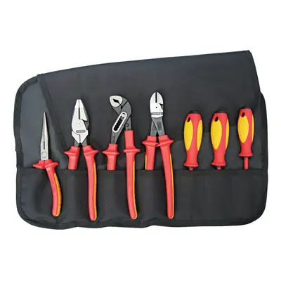 KNIPEX Pc Pliers/Screwdriver Tool Set 1000V Nylon Pouch