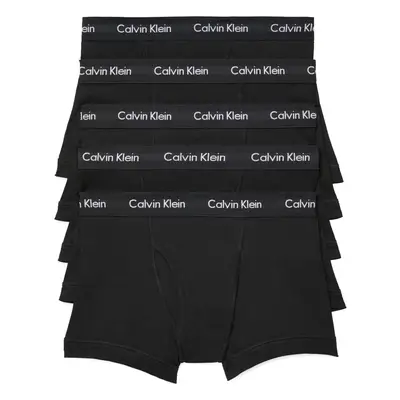 Calvin Klein Men's Cotton Classics 5-Pack Trunk Black