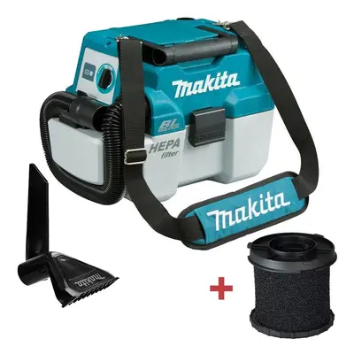 Makita DVC750LZX1 18V Brushless Wet & Dry Vacuum Cleaner LXT L-Class + Filter