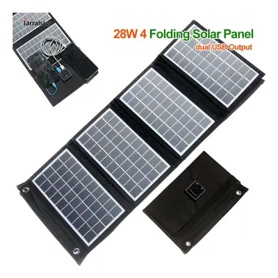 (14W Solar Cells) Solar Panel Folding Pack 28W 21W 14W 5V Photovoltaic Charger Solar Outdoor Pow