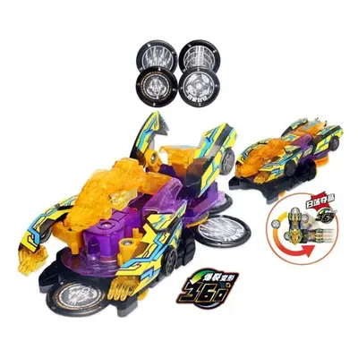 (With box, 52) Explosion Wild Speed Fly Deformation Car Screechers Beast Attack Action