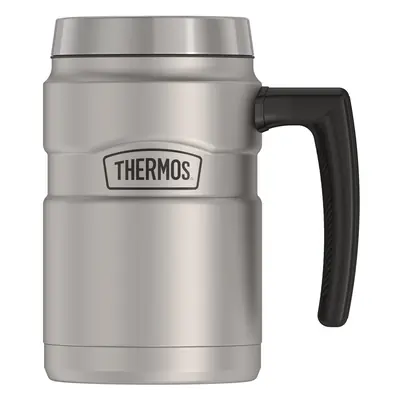 Thermos Stainless King Ounce Coffee Desk Mug Matte Steel