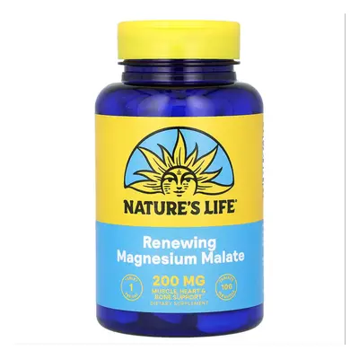 Nature's Life, Magnesium Malate, mg, Tablets